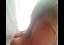 Namorada loira se filmando toda pelada caiu na net